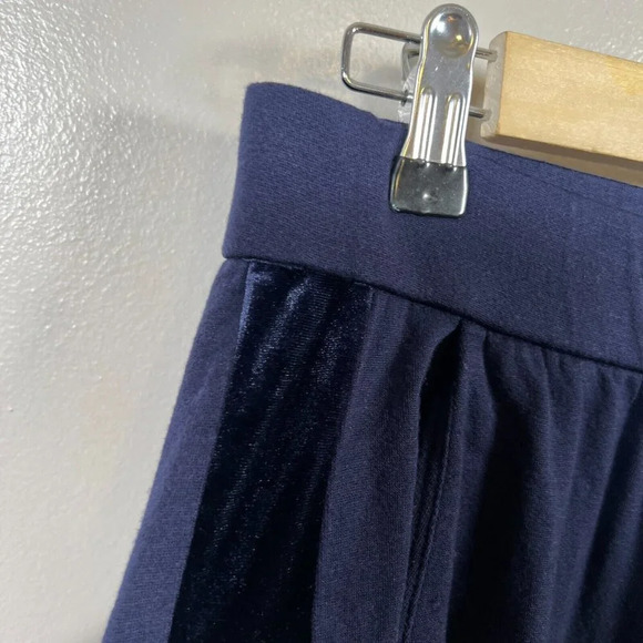 Eileen Fisher Jogger Track Pants Size Small Petite Blue Velvet Stripe Comfy - Picture 6 of 11